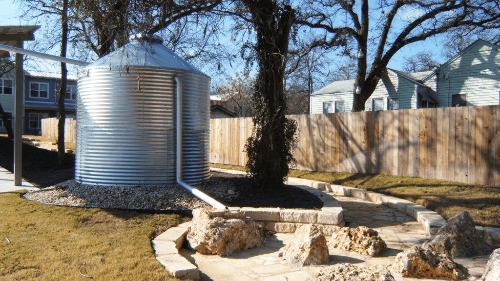 Rainwater Harvesting Tank CorGal 0902 Chestnut Corner Senior Living