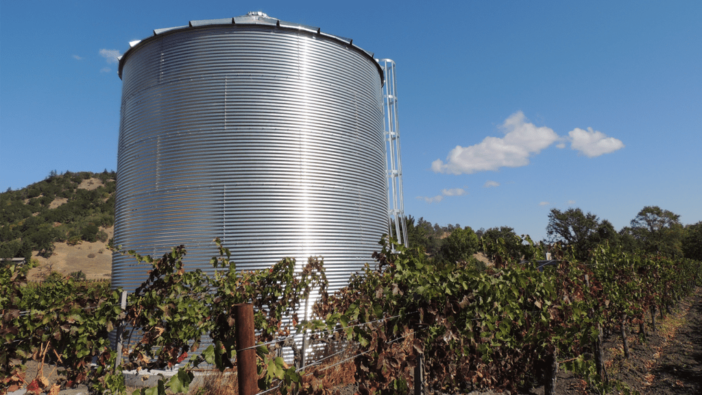 Winery Water Tank Vincent Arroyo Water Storage Tanks, Inc.