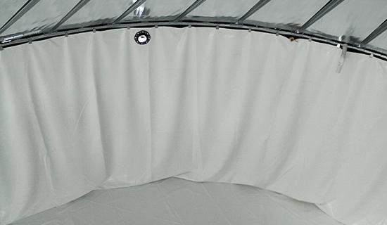 Photo of a NSF-61 potable liner system used in a CorGal® water storage tank. As the intellectual property of Water Storage Tanks, Inc., this image is subject to copyright.